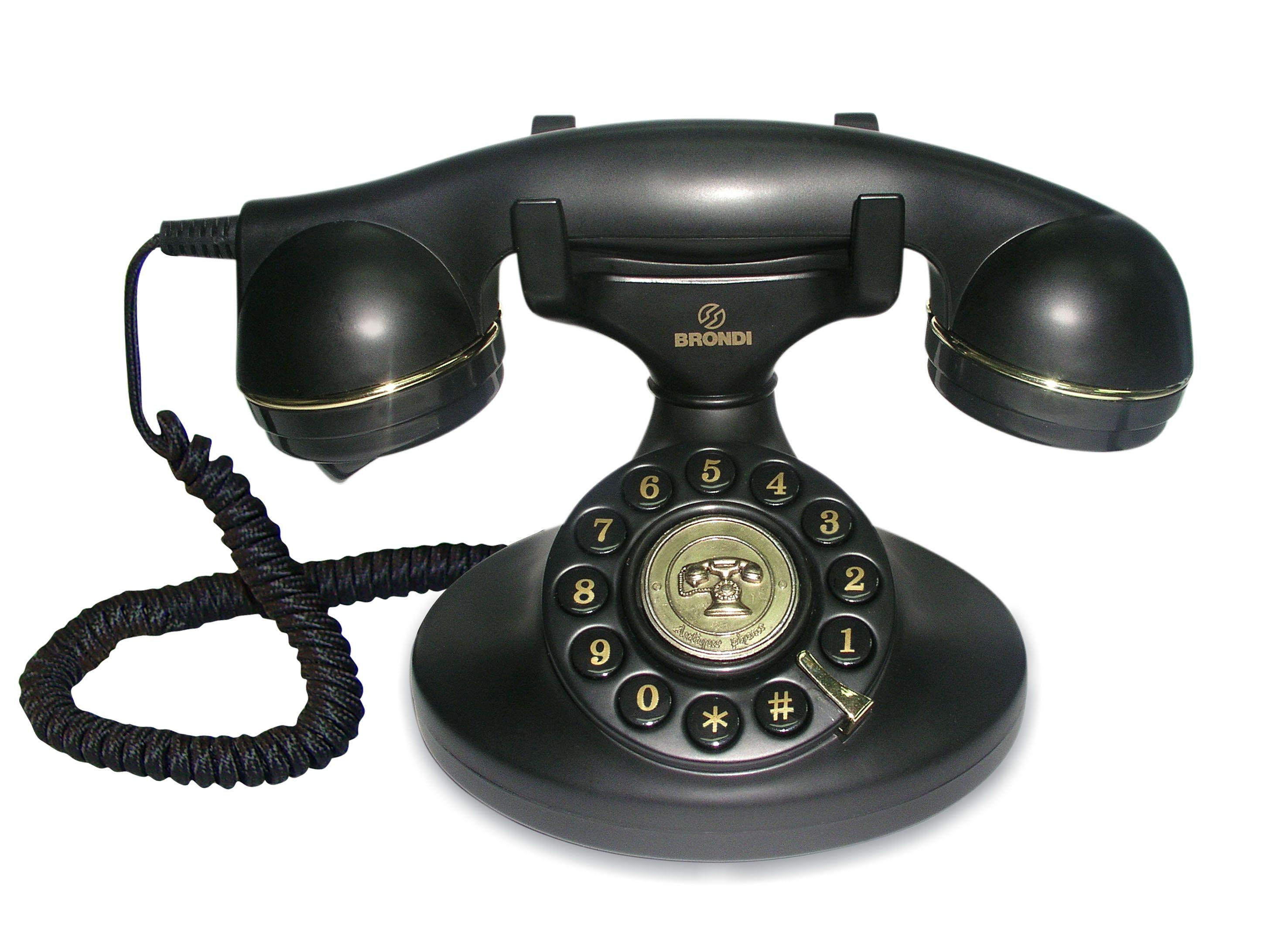 BRONDI TELEFONO DA CASA VINTAGE 10 BLACK