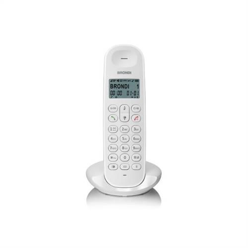 BRONDI TELEFONO CORDLESS LOTUS BIANCO BRONDI-LOTUS-WH