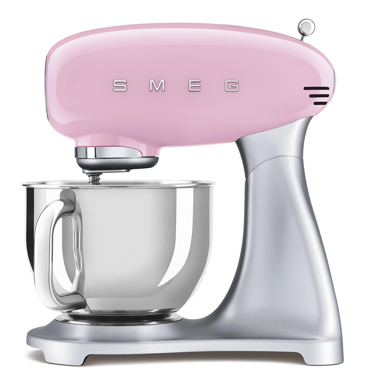 Smeg Impastatrice Standard 50's Style Rosa LUCIDO SMF02PKEU (SMEG Food Processor SMF02PKEU pink)