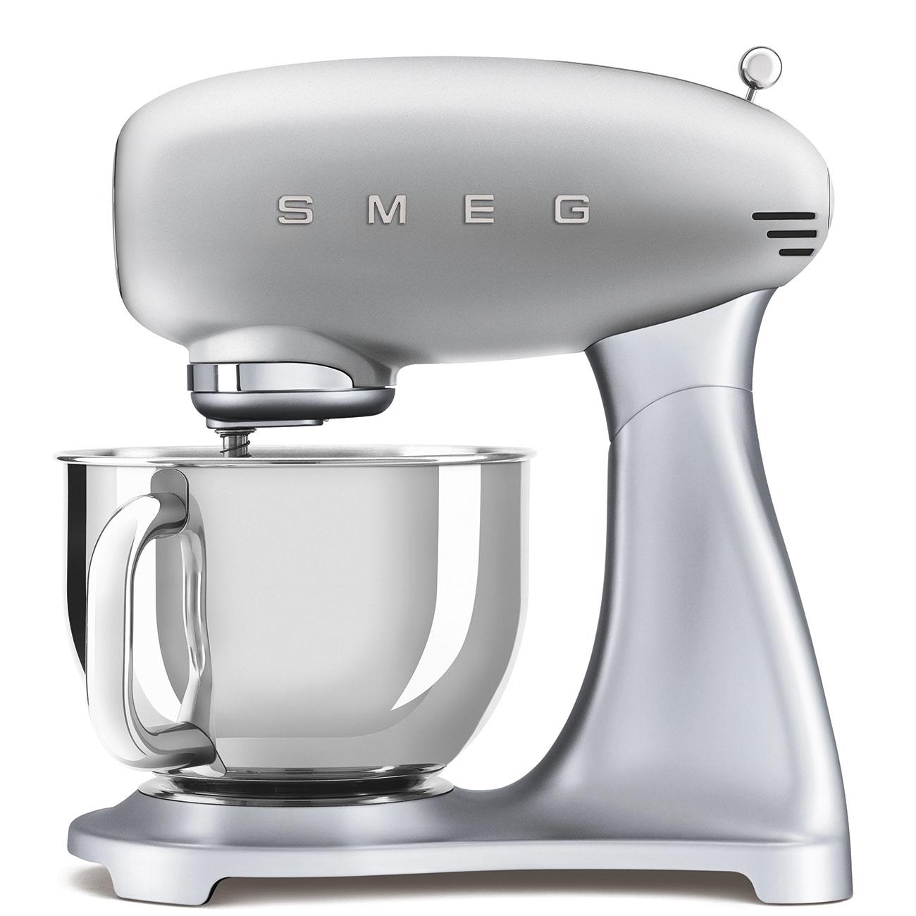 CUCINA ROBOT SMEG STILE ANNI 50 ARGENTO SMF02SVEU