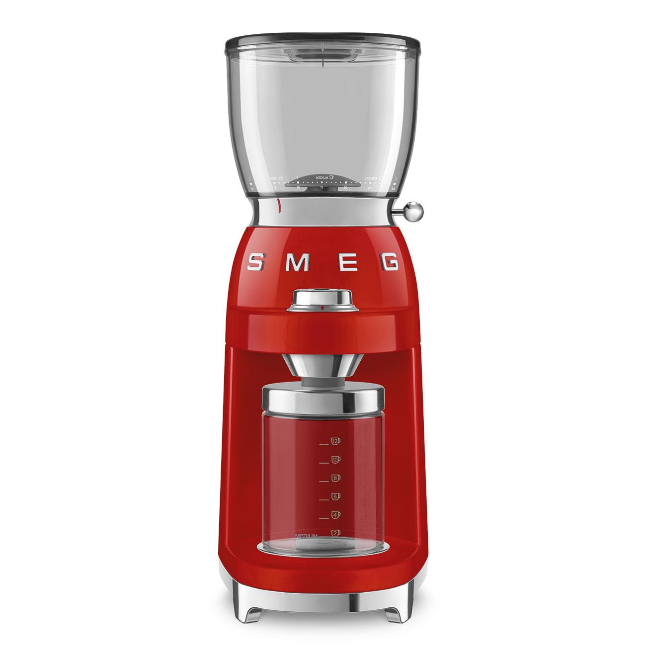 MACINACAFFÈ SMEG STILE ANNI '50 ROSSO CGF01RDEU