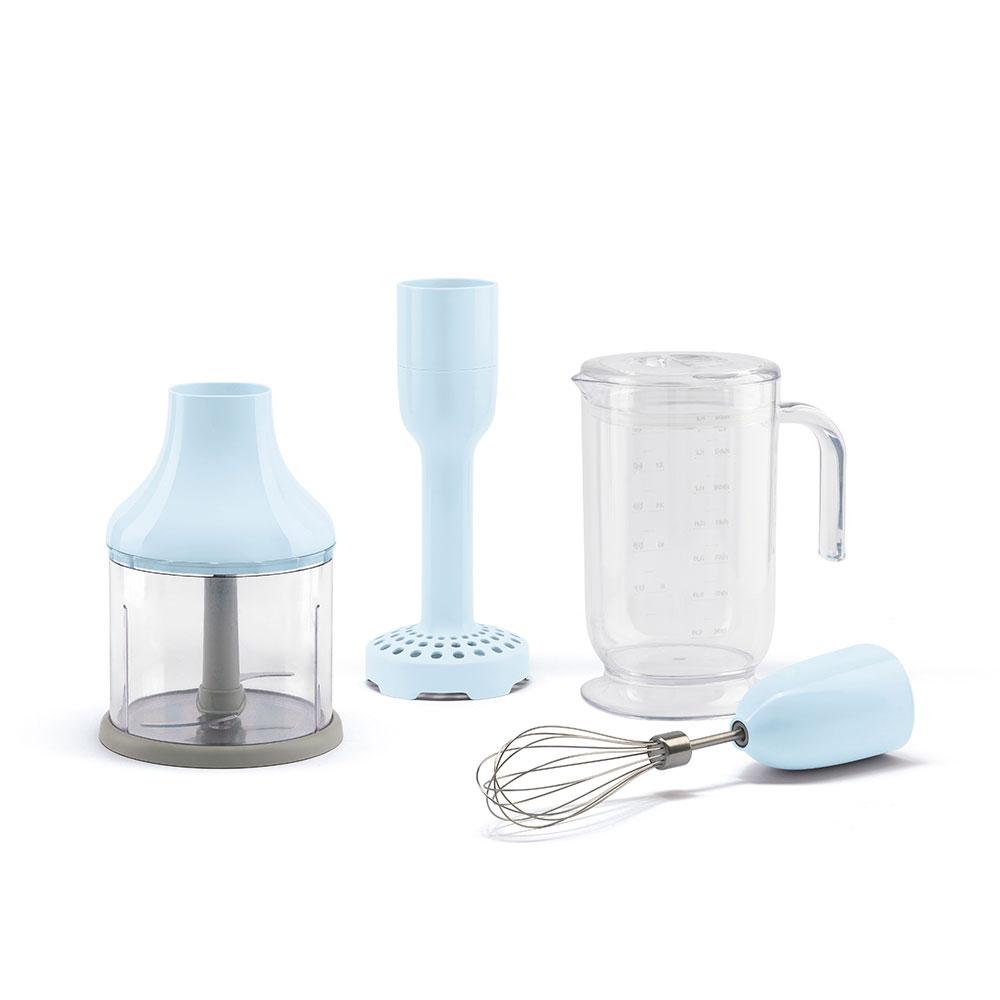 KIT FRULLATORE A IMMERSIONE SMEG BLU HBAC11PB