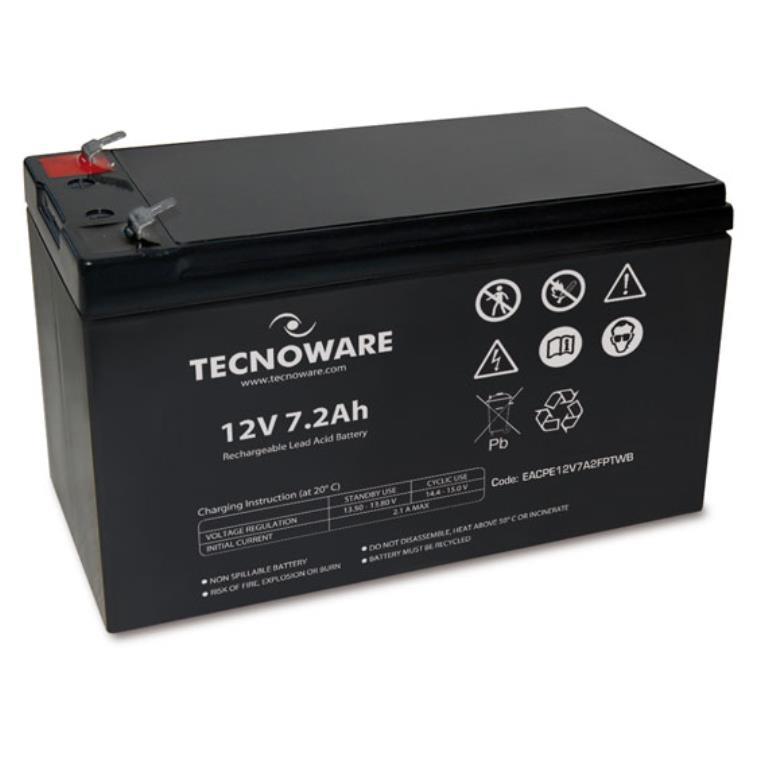 BATTERIA TECNOWARE 12V 9.0Ah FASTON 6,3MM EACPE12V09ATWP