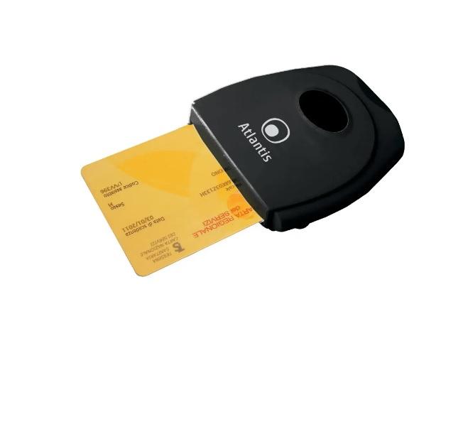 LETTORE ATLANTIS P005-SMARTCR-U USB DI SMART CARD x HomeBanking/Firma digitale