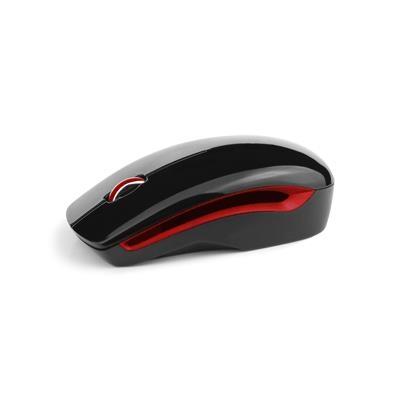 MOUSE ATLANTIS OFFICE P009-M7061-G WIRELESS USB Ottico 3 tasti 1.200dpi mini ricevitore nano Nero