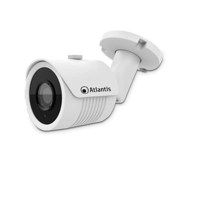 VIDEOCAMERA ATLANTIS ULTRAPLEX A11-UX826A-BP IP PoE Bullet 3Mpx 1920x1080 H.264/H.265 20fps 1/2.9" CMOS IR 2 Array led 15mt