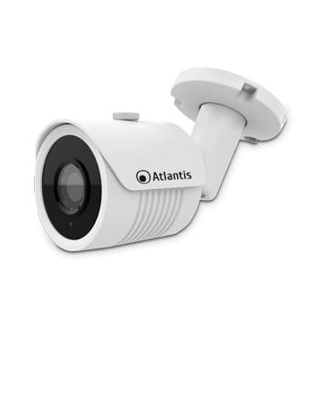 VIDEOCAMERA ATLANTIS ULTRAPLEX A11-UX914A-BP IP PoE Bullet 5Mpx 2592x1944 H.264/H.265 20/25fps 1/2.8" CMOS IR 20 led SMD 15mt