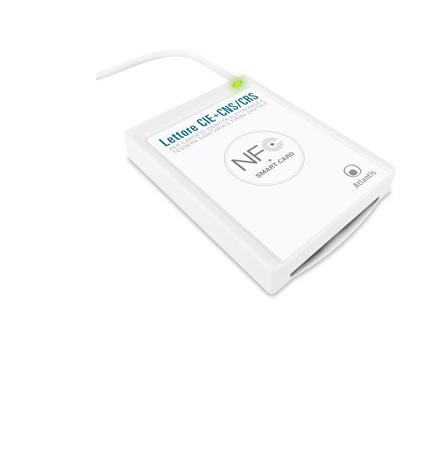 LETTORE ATLANTIS P005-CIED331C combo CIE 3.0 SMART CARD USB NFC per Carta Identità Elettronica Italiana CIE 3.0 CNS/CRS/TS