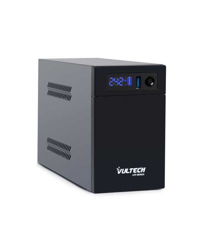 VULTECH UPS 750VA LFP LINE INTERACTIVE CON SCHERMO LED - BATTERIA LITIO FERRO FOSFATO LIFEPO4