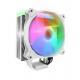 NOUA DISSIPATORE NUMB WHITE ADD-RGB PER CPU 4 HEATPIPES TDP 120W