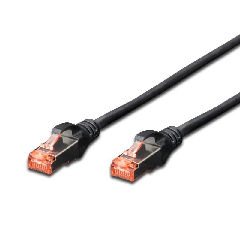 EWENT CAVO DI RETE S/FTP PATCH CORD 020MT CAT 6 COLOR NERO WPC-PAT-6SF002BL