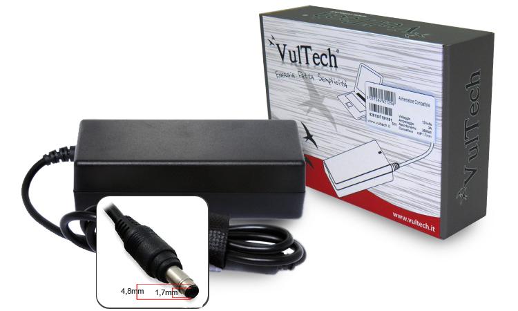 VULTECH ALIMENTATORE PER HP 48x17 MM 90W 19V 474A HP19474K-312