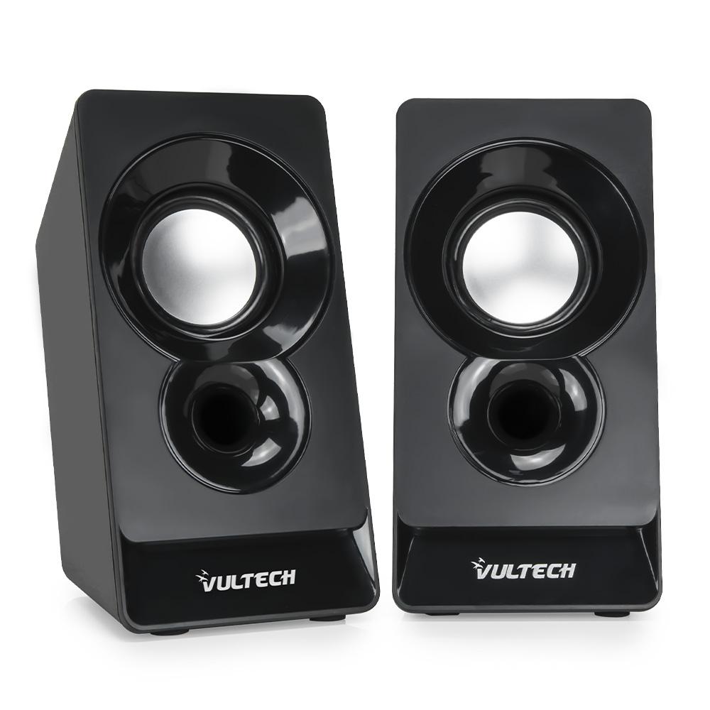 VULTECH CASSE ACUSTICHE 2.0 AUTOALIMENTATE USB 2.0 3W RMS NERE SP-320N