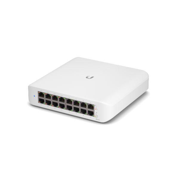 SWITCH 16P GIGABIT POE UBIQUITI 16P RJ45 GBE DI CUI 8P POE+