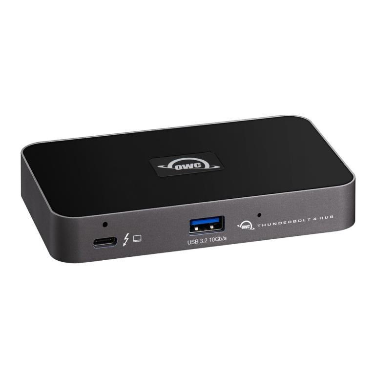 OWC Thunderbolt 4 Hub : TB4 verso USB 3.2 Gen2 Type-A + 4x TB4 40Gbps - Per Mac M1, Mac TB3 e PC TB4