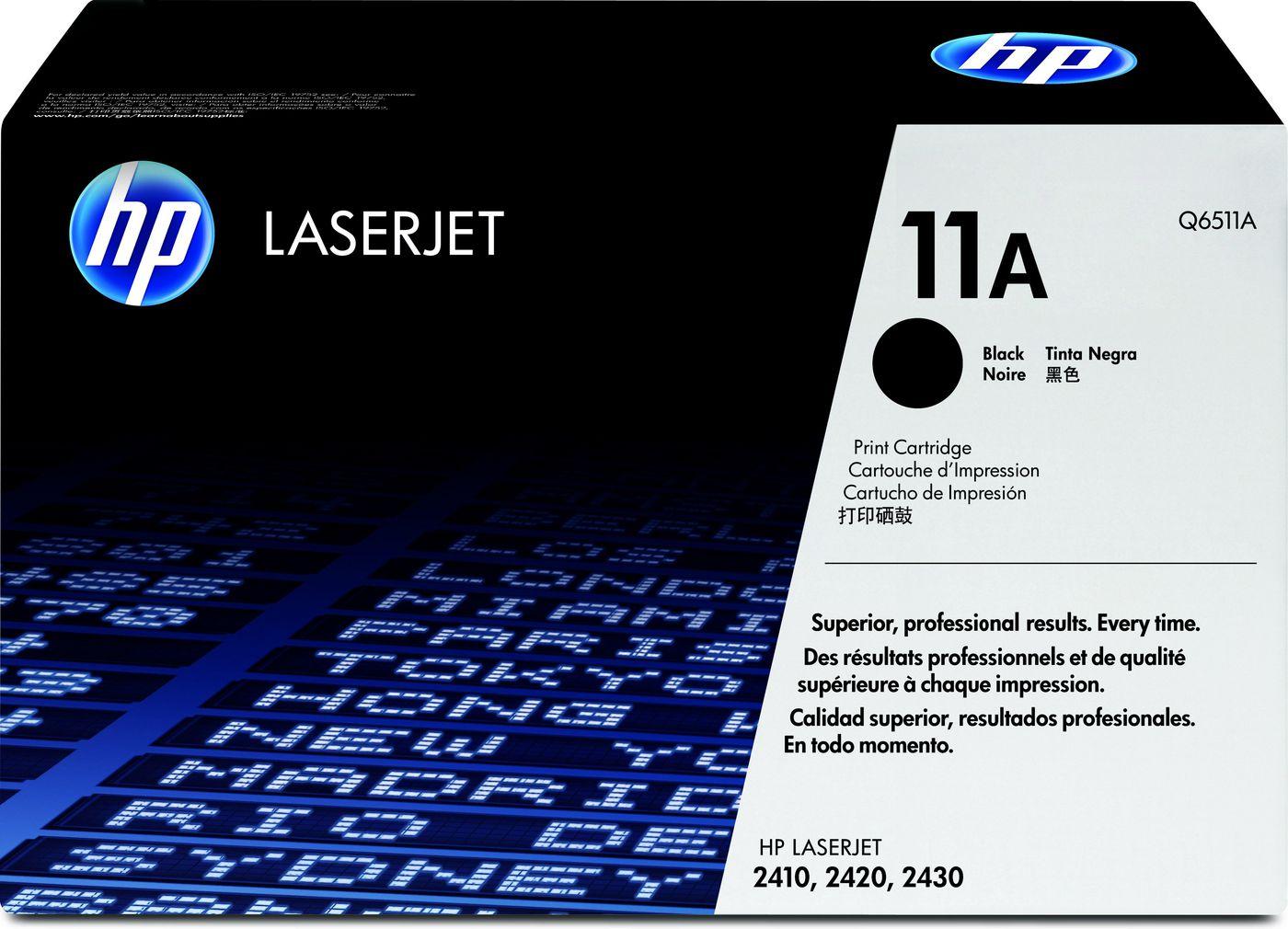 Cartuccia toner nero originale LaserJet HP 11A cartuccia toner 1 pz Originale Nero