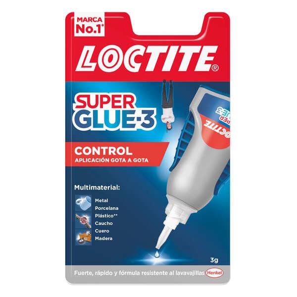 Loctite Superglue-3 Control Bl 3gr - Adesivo Extra Forte - Resistente all'acqua - Trasparente e Durevole