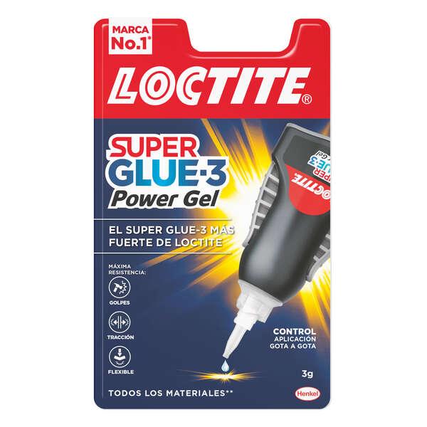 Loctite Superglue-3 Control Power Gel 3gr - Adesivo istantaneo flessibile ed extra forte - Resistente agli urti. Torsioni e Vib