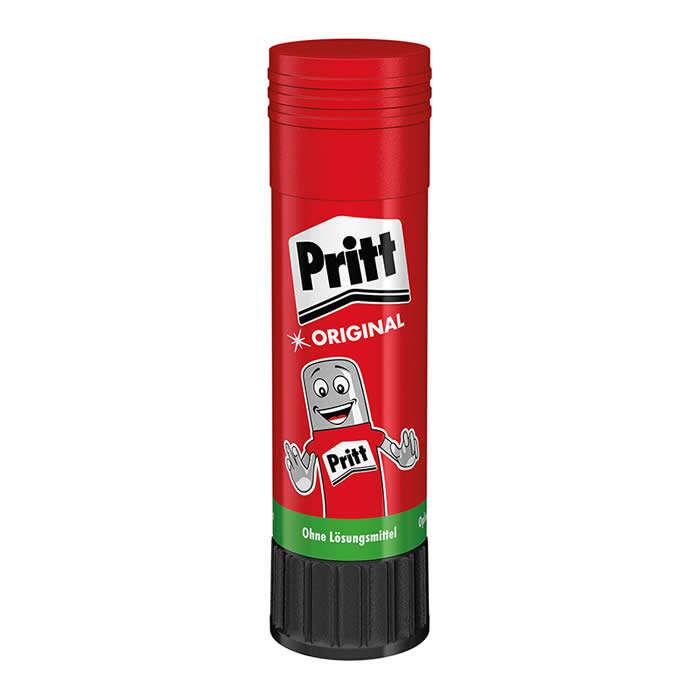 Barra di colla media Pritt 22GRS - NESSUN SOLVENT - INGREDIENTI NATURALI 97% - lavabile a 20°C - Assicurazione per baby