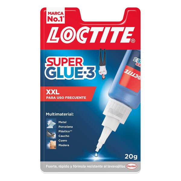 Loctite Superglue-3 XXL Bl 20Gr - Adesivo Universale Istantaneo - Trasparente e ad Asciugatura Rapida - Resistente all'Acqua e