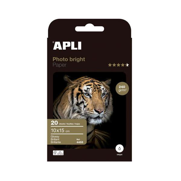 Carta fotografica APPI Photobright 10 x 15 cm 240 g 20 nebbie