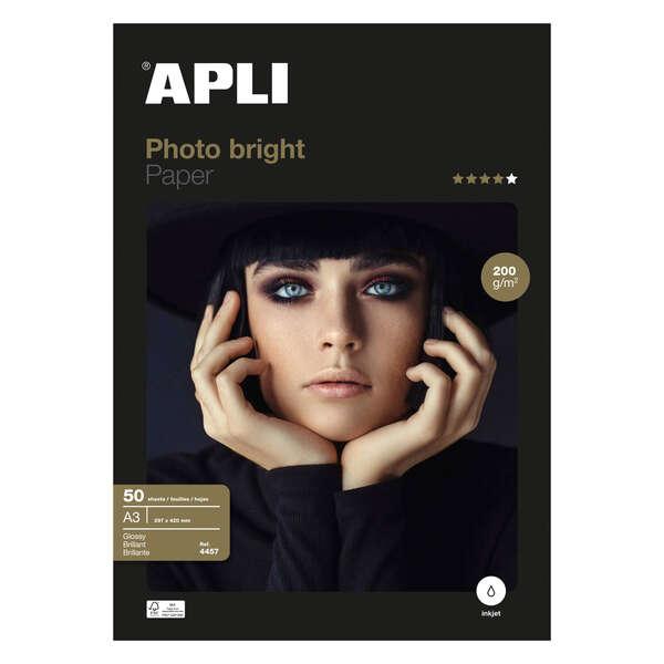 Carta fotografica APPI Photobright A3 200g 50 nebbie