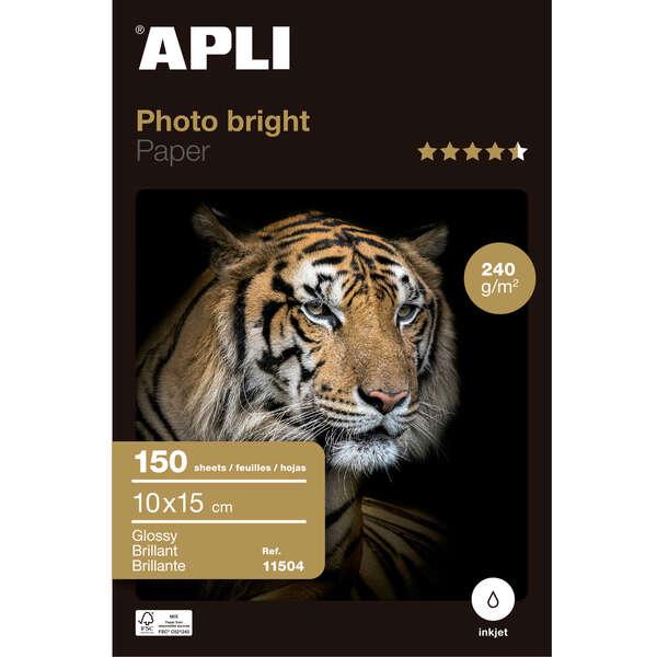 Carta fotografica APPI Photobright 10 x 15 cm 240G 150 nebbie