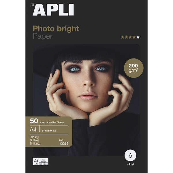 Appli Photobright A4 200g 50 nebbie.