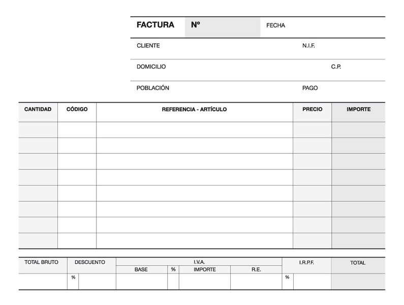 Fattura Talonaria APPI 1/8 Duplicato Orizzontale