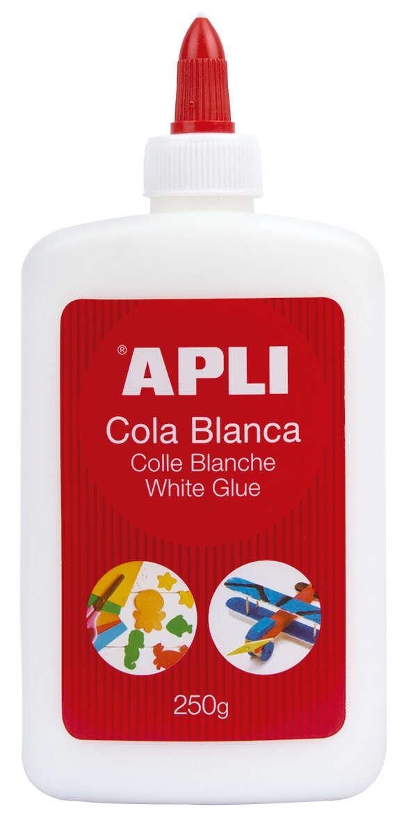 APPI White Cola - 250G - Asciugatura rapida - Resistente all'acqua - Ideale per il lavoro e il lavoro scolastico - Bianca