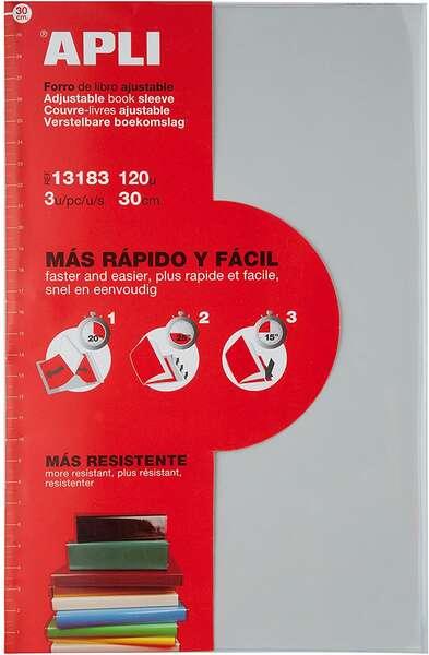 APPI di 3 pacchetti foderati da 3 libri con lembo regolabile 290 mm - PVC - foraggio in 3 passaggi