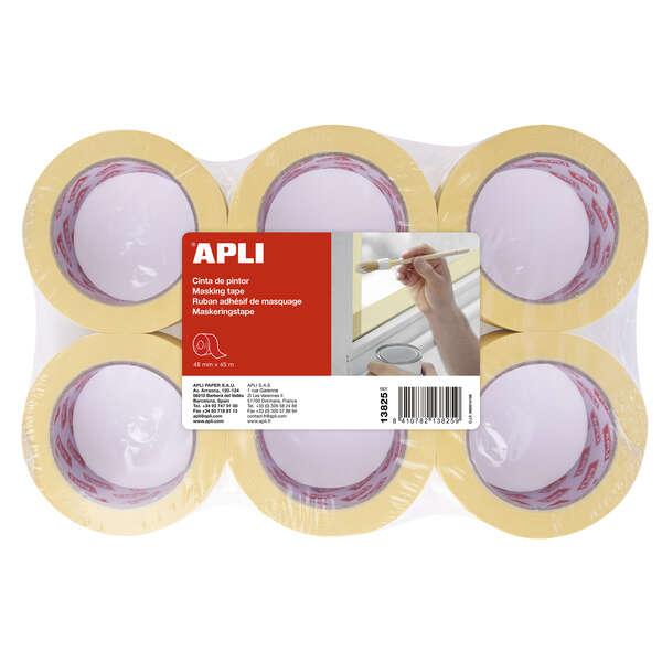 APPLI Paint BAW 48mm x 45m - Adesivo ad alta resistenza - Facile da attaccare e applicare - Ideale per dipingere e decorare - B