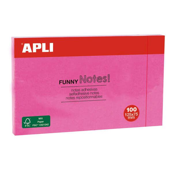 Note adesive applicate divertenti 125x75mm - 100 fogli