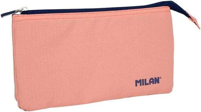 Valigetta Milan Serie 1918 5 Scomparti - Tessuto Resistente a Rotture e Strappi - Misure 22x12x4cm - Colore Rosa