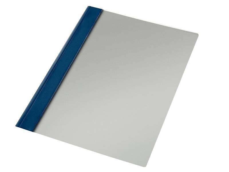 Esselte Fastener Dossiers Folio in PVC - 150 micron - Meccanismo in metallo - Blu navy