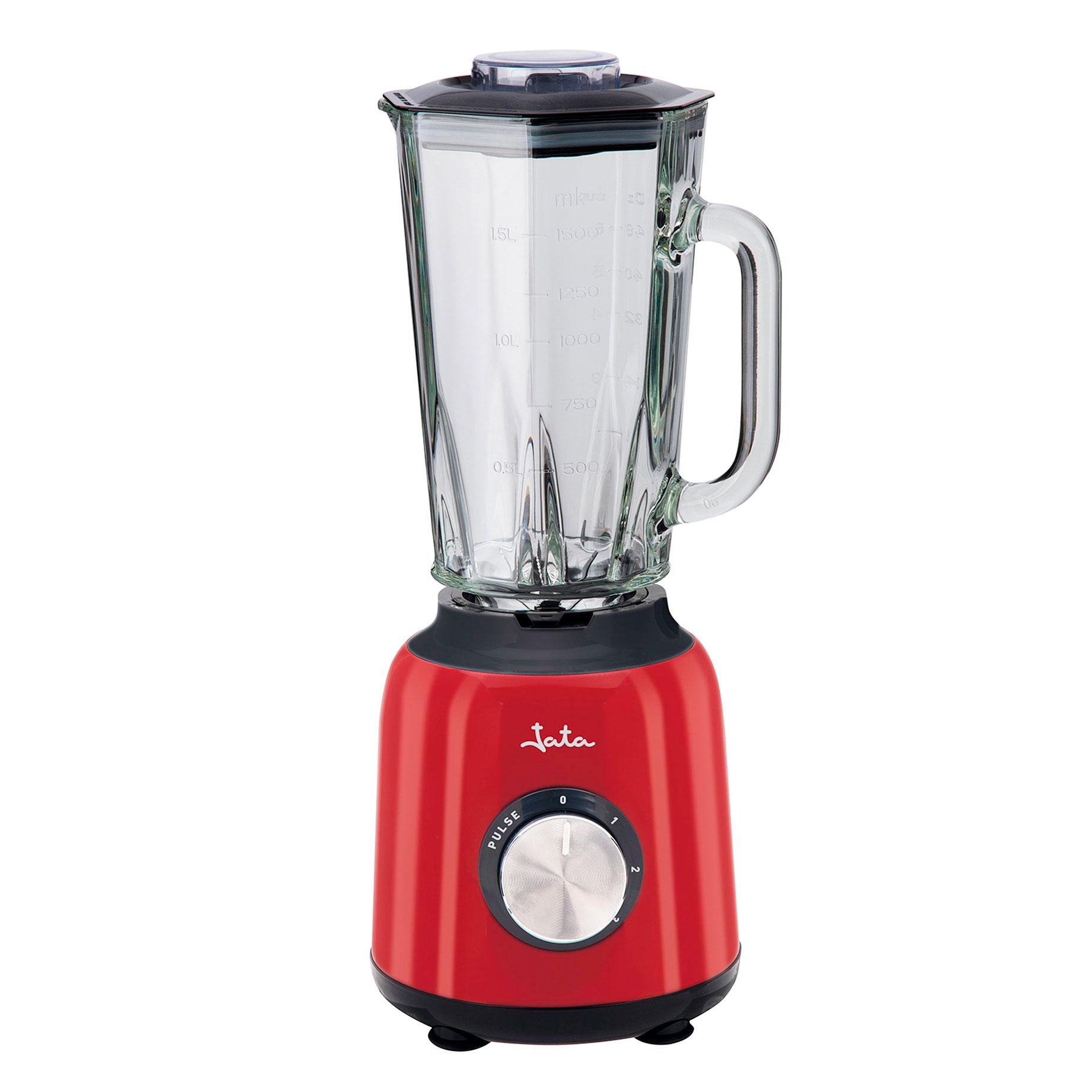 Frullatore Jata Gama Roja BT795 1200W - Caraffa in vetro da 1,5 L - Motore AC professionale - 3 velocità - Lame in acciaio inox