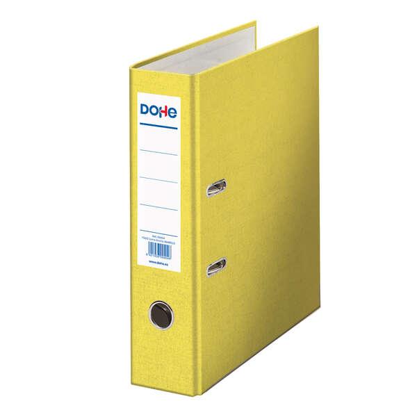 File a leva di Dohe Archicolor con rado - cartone - folio format - larghezza - colore giallo