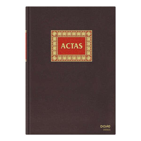 DOHE Natural Folio Act Book - Rilegatura in tessuto - 100 fogli Carta Offset Registrazione di 100gr