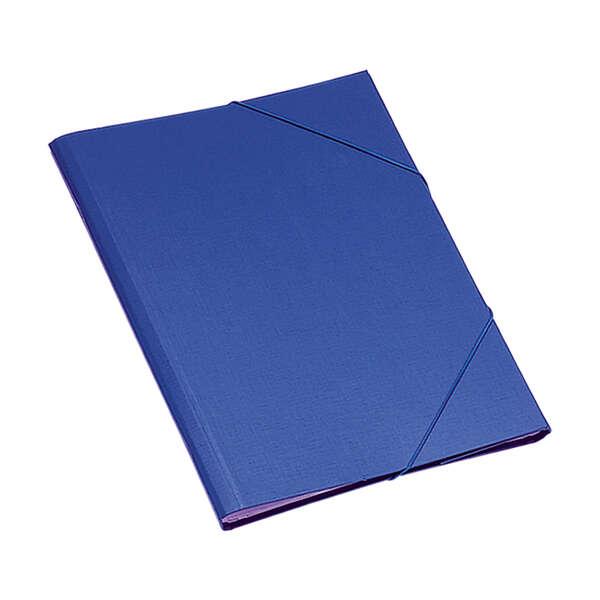 Cartellina classificatrice Dohe 12 dipartimenti - Formato Folio - Cartoncino laminato - Chiusura con elastici - Colore blu