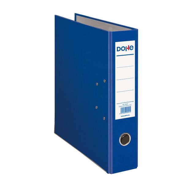 File a leva di Dohe Archicolor con rado - cartoncino - formato folio - lunghezza dorso - colore blu