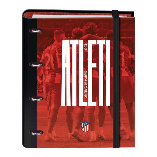 Dohe Athletic of Madrid Atleti 4 -Rings Card Formato A4 con 100 -foglio Sostituisci