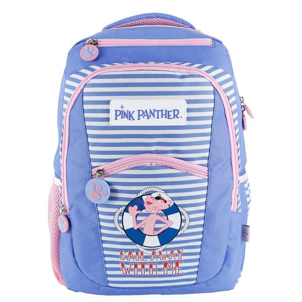 Zaino Dohe Grande Pantera Rosa - Realizzato in poliestere - Scomparto imbottito per laptop - Tasche frontali e laterali - Spall