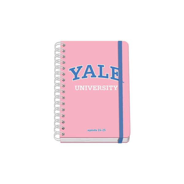 Dohe YALE Pink Lady Agenda scolastica a spirale cablata A5 - Vista settimanale - Carta 80 g/m2 - Copertina in cartone laminato