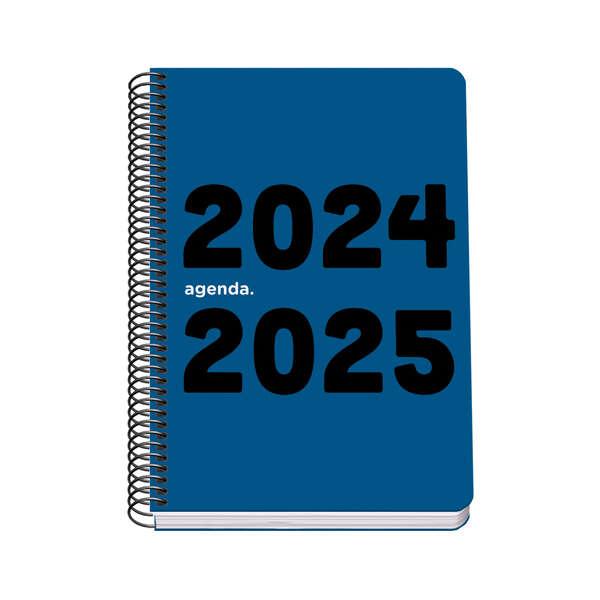 Agenda scolastica Dohe Memory Spiral A5 - Dia Page - Carta 70 g/m2 - Copertina in polipropilene - Colore blu