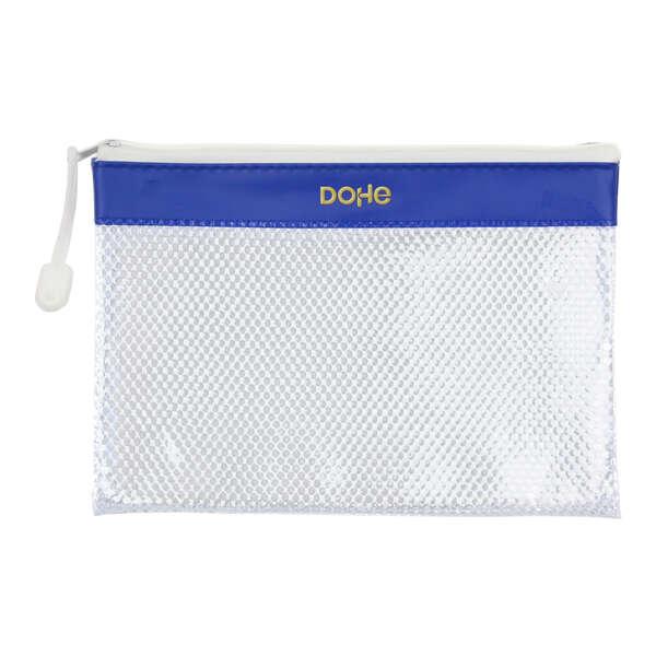 Borsa con cerniera Dohe in PVC - 24x17,5 mm - Resistente all'acqua - Ideale per documenti A5