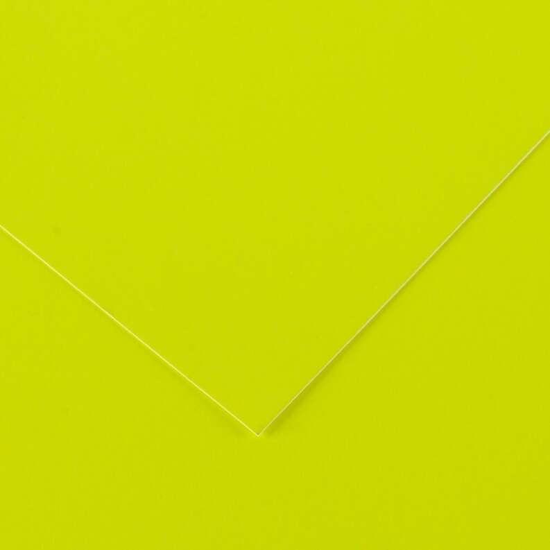 Canson Guarro Confezione da 25 carte Iris da 185G - 50x65cm - colore giallo fluo