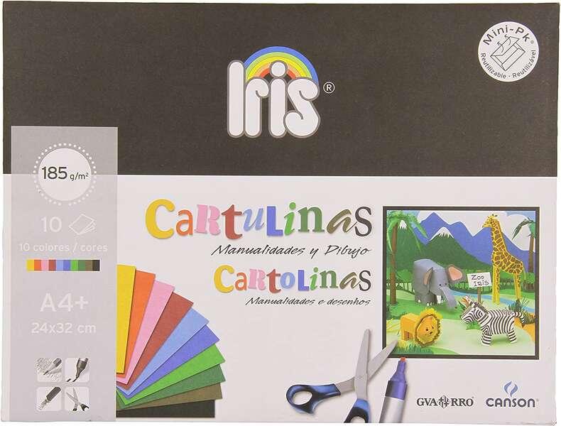 Tanon Guero Minipack da 10 cartoncini Iris A4+ 185G - 24x32 cm - Coloranti alimentari