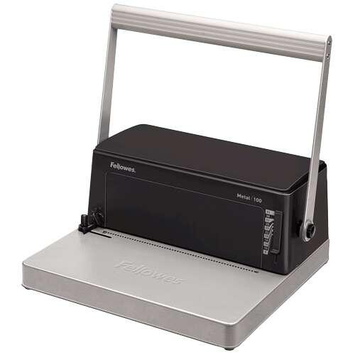 Fellowes Metal 100 perforatore e accessori 20 fogli Nero, Grigio