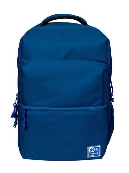 Oxford B-ready School Zackpack - cinghie imbottite e regolabili - taglia 42x30x15cm - colore blu navy