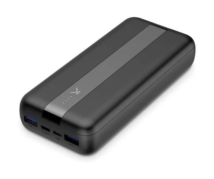 KSIX Batteria esterna/Power Bank 20000MAH 20W - TECNOLOGIA PD+QC - Ricarica simultanea - 2x USB -A, 1x USB -C